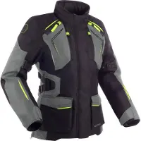 Bering Veste textile imperméable Vision pour femme, noir/gris, 38