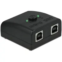 DeLOCK Commutateur et répartiteur RS-232 1 x série DB9 vers 2 x USB 2.0 type B bidirectionnel
