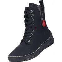 Rieker Damen Stiefelette gefüttert Schwarz