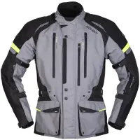 Modeka Veste textile moto Striker II, gris/noir, XS