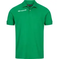 Givova Polo Polo Cotone Piquet Été Vert - S