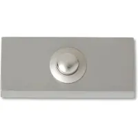 Heidemann 70405 Bouton-poussoir simple nickelé 24 V/1A