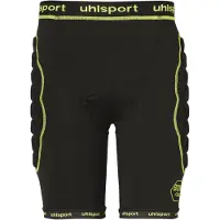 Uhlsport Bionikframe Padded Shorts Hommes - Noir / Jaune fluo