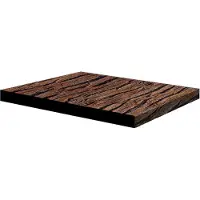Bertoni Arco Design | Matelas pour chien XL 80 x 55 x 5 cm - Acacia - Orthopédique - Hydrofuge et confortable