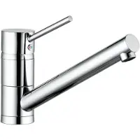Kludi SCOPE Mitigeur monocommandé pour évier, basse pression, Eco, levier fermé, chrome, 339390575