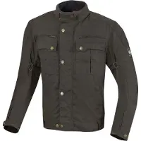Merlin Veste cirée pour moto Perton, marron, 3XL