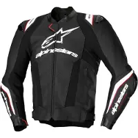Alpinestars Missile Ignition V3 VESTE DE COMBINAISON CUIR Noir/Blanc 48 homme
