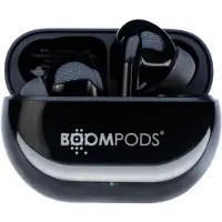 Boompods Casque d'écoute sans fil echobuds noir