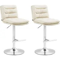 BellaFurn Lot de 2 tabourets de bar - Tabourets - grand confort d'assise