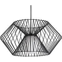 LEDKIA Suspension Métal Hexagone