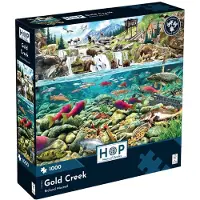 The House of Puzzles , puzzle Gold Creek, 1000 pièces, thème : nature et animaux