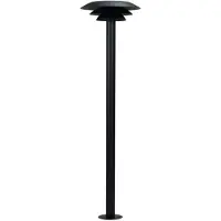 Dyberg Larsen Luminaires d'extérieur , DL25 Outdoor, dimmable, Noir, Métal, Scandinave