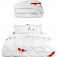 Softimi | Couette antiallergique 160 x 200 cm - Légère et douce - Microfibre de haute qualité