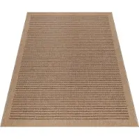 Ayyildiz Hali Tapis d'extérieur résistant aux intempéries, rectangulaire, dimensions 200x290 cm, couleur naturelle, idéal pour le camping, le jardin ou l'intérieur, design vintage