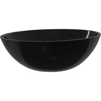 Syfax Lavabo Verre 50x37x14 cm Noir