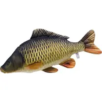 Gaby The Common Carp Giant Pillow Jaune