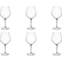 Luigi Bormioli 6 x Luigi Aterlier set de verres à vin verre clair 80 cl, h : 24 cm