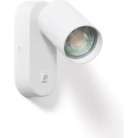 LEDKIA Applique Murale Aluminium Aritz 1 Spot Blanc