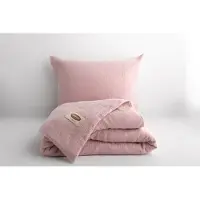 MULTITEX Linge de lit, mousseline de coton, élégant, dans une boîte, 160x200 12 rose