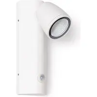 LEDKIA Applique Murale Extérieure Led 6w Aluminium Avec Détecteur De Mouvement Abel Blanc