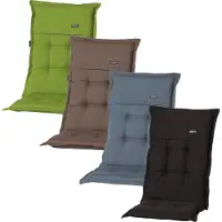 Madison coussin d'assise à haut dossier Coussin d'assise Coussin de chaise Polyacrylique, Couleur:Vert
