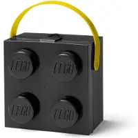 LEGO Boîte avec poignée - noir