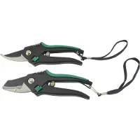 BRÜDER MANNESMANN M63202 Leichtmetall-Gartenscheren-Set, 2-teilig