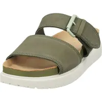 Camel active Sandales et pantoufles pour femmes , modèle Pad, couleur verte, pour un usage quotidien et décontracté