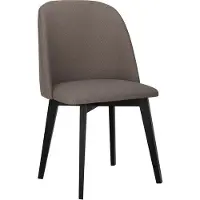 Mirjan 24 Chaise de cuisine rembourrée AFTON 5 - noir / marron 1