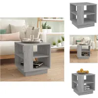 vidaXL Table basse Gris Sonoma 40x40x43 cm Bois composite - Tables basses
