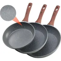 Vevor Poêle en Aluminium 3PCs 25/28/32,5 cm