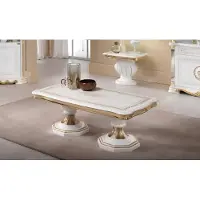 AEA Luxe Table de salon Table basse Design Tables Style Meubles Rectangulaire Table en bois