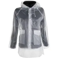 HKM Veste imperméable transparente unie