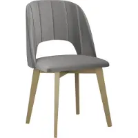 Mirjan 24 Chaises de table à manger AFTON 8 - chêne Sonoma / gris clair