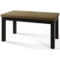 Alpi Möbel Table à manger rectangulaire extensible – Table moderne pour salon, cuisine et salle à manger – Table avec pieds en bois, construction stable, dimensions de 160 – 210 cm – Couleur Lefkas – Collection