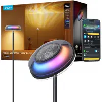 Govee Lampadaire pour salon, éclairage mural, éclairage RGBICWW, éclairage à trois zones, lampadaire, plus de 80 modes d'ambiance, 2700-6500k, 1000LM, Matter et Alexa