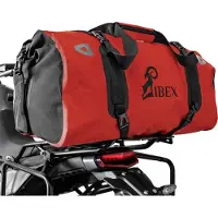 Zieger Porte-bagages compatible avec Yamaha Ténéré 700 argent avec sacoche arrière Schnorr en rouge