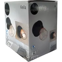 Inspire Applique Keila cuivre IP44 max. 20W G9 sans ampoule orientable