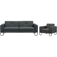 AEA Wohnzimmer Sofagarnitur 3+1 Sitzer Set Sessel Couch Luxus Modern Set 2tlg