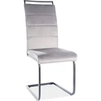 Feldmann-Wohnen Ensemble de 4 chaises de salle à manger et de cuisine H-441, gris