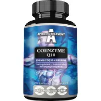 Apollo's Hegemony Coenzyme Q10 200 mg - 60 capsules végétales - pour plus d'énergie et une protection antioxydante
