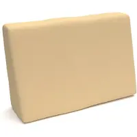 Pokar Coussin pour palette Coussins de palette avec housse amovible Canapé de palette, Taille:Coussin latéral 60 x 40, Couleur:Beige - Imperméable
