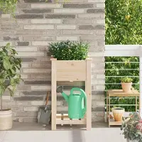 Prolenta Maison Exclusive - Pot de jardin beige, 45 x 45 x 76,5 cm
