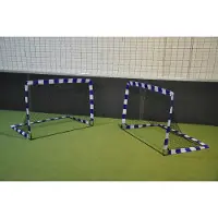 Powershot Pop Up Football Goal Blanc,Bleu 1.8 x 1.2 m