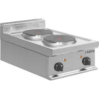 Saro Cuisinière électrique, modèle de table E7/Cuet2Bb, dimensions : L 400 x P 700 x H 270