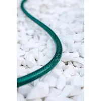 Markenlos Tuyau d'arrosage flexible ECONOMIC 3 couches polyester - tresse croisée - résistant aux UV - 1/2 pouce - 30 mètres - Tuyau d'arrosage vert