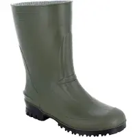 Kerbl Bottes de travail PVC IDRO LOW, mi-hautes, taille 44, vert olive