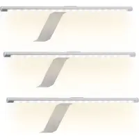 Kalb Material für Möbel kalb | Lampes LED rondes pour montage en saillie Éclairage d'armoires SET de 1 à 6, y compris bloc d'alimentation avec/sans interrupteur à pied