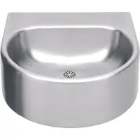 Kwc Meuble de salle de bain , modèle ANIMA, en acier inoxydable, dimensions 460x230x490 mm, sans trou pour robinet