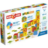 Geomag Magicube Math Building Clips recyclés 61 pc